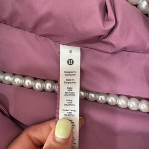 lululemon athletica mauve pink active jacket